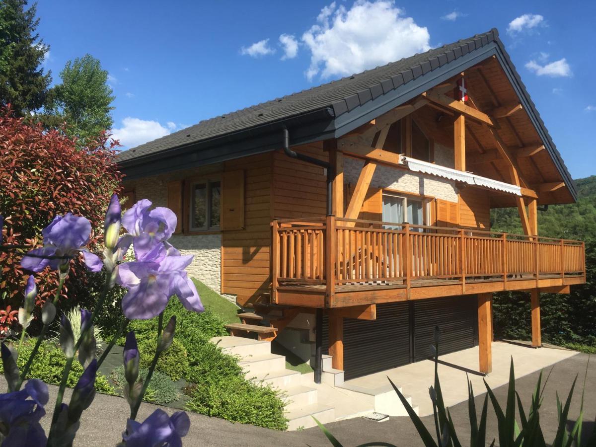 Chalet A La Campagne Coise-Saint-Jean-Pied-Gauthier Buitenkant foto